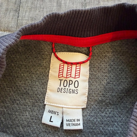 Topo Designs Global Wool Sweater - Men's Large - Navy - Picture 2 of 4